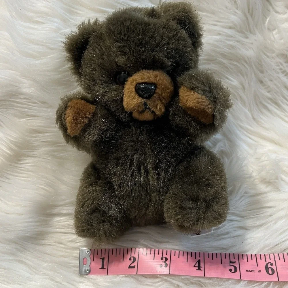 Vintage Brown Russ Berrie Grizzly Bear #602 Made In‎ Korea 7